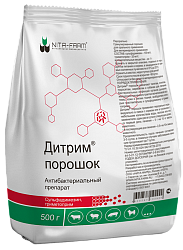 ДИТРИМ (Сульфадимезин + триметоприм) порошок (500 г) Nita-farm - фото