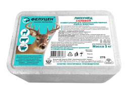 ФЕЛУЦЕН Лизунец солевой универсальный КРС, коз, овец и диких животных (3 кг) - фото