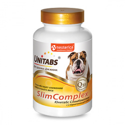 ЮНИТАБС (UNITABS) SlimComplex с L-карнитином для собак (100 табл) Экопром-Neoterica - фото