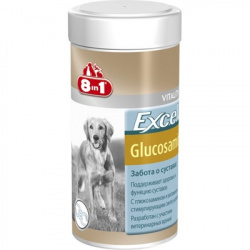 8in1 EXCEL Glucosamine (55 табл.) (Глюкозамин + CaHPO4 + витамин С) - фото