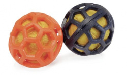 CAMON Мячик текстильный в резине с пищалкой для собак (8,5 см) - фото