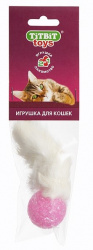 TiTBiT Хвост кроличий (игрушка для кошек) - мягкая упаковка - фото
