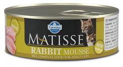 FARMINA MATISSE RABBIT MOUSSE (85 г) мусс с кроликом для взр. кошек АКЦИЯ - фото