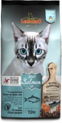LEONARDO ADULT SALMON GF (1 кг на развес) с лососем и амарантом для взрослых кошек  - фото