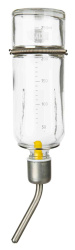 TRIXIE Small Animal Glass Water Bottle Поилка стеклянная Для грызунов (250 мл) - фото