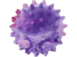 SUM-PLAST Мяч с шипами N3 из натуральной резины, аромат ванили (6,5 см) - фото