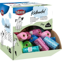TRIXIE Пакеты для уборки за собаками, разноцветные (M, 1 х 20 шт) - фото
