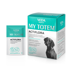 MY TOTEM ACTIFLORA Синбиотический комплекс для собак (саше 1 г) Veda (Прoбиотик + пребиотик) - фото