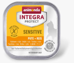 ANIMONDA INTEGRA Protect Cat Sensitive (100 г) для кошек-аллергиков, с индейкой и рисом  - фото