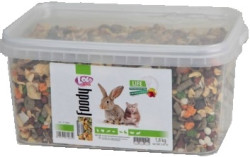 LOLO PETS Fruity Food (3 л/ 1,8 кг) Фруктовый корм для хомячков и кроликов - фото