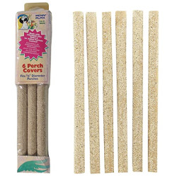 PENNPLAX Насадки на палочки для чистки и заточки клюва/когтей 18 см х 6 шт (абразивный песок)  - фото
