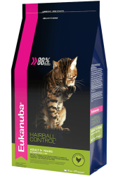 EUKANUBA CAT Adult Hairball Control (0,4 кг) для взрослых кошек - фото