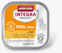 ANIMONDA INTEGRA Protect Cat Nieren / Renal (100 г) для кошек при заболеваниях почек, с уткой - фото