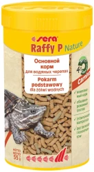 SERA Raffy P (250 мл/ 55 г) Корм для водных черепах, ящериц и др. плотоядных рептилий - фото