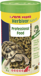 SERA Profess. Reptil Herbivor (250 мл) Профессиональный гранулир. корм для растительноядных рептилий - фото