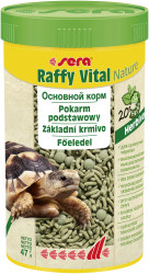 SERA Raffy Vital (250 мл/ 47 г) для сухопутных черепах и др. растительноядных рептилий - фото