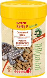 SERA Raffy P (100 мл/ 22 г) Корм для водных черепах, ящериц и др. плотоядных рептилий - фото