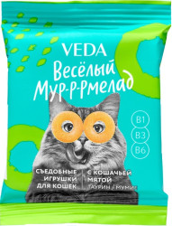 Весёлый МУР-Р-РМЕЛАД для кошек с кошачьей мятой (6 г) Veda - фото