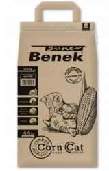 S.BENEK Corn Cat Ultra Natural (7 л) Наполнитель кукурузный комкующийся Ultra, неароматизированный - фото