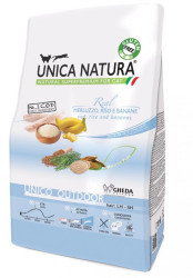 UNICA NATURA Unico OUTDOOR Cod (350 г) для кошек - треска, рис, банан - фото
