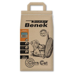 S.BENEK Corn Cat Sea breeze (7 л) Наполнитель кукурузный комкующийся, ароматизированный - фото