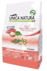 UNICA NATURA Unico INDOOR Lamb (350 г) для кошек - ягненок, рис, горох - фото