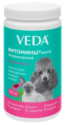 ФИТОМИНЫ ФОРТЕ урологические собакам и кошкам (100 г / 200 шт) Veda - фото