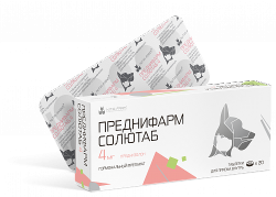 ПРЕДНИФАРМ Солютаб таблетки, 4 мг (20 шт) Nita-farm (Преднизолон 4 мг)  - фото