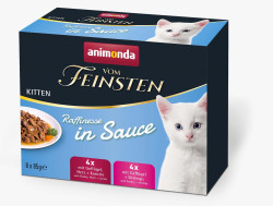 ANIMONDA VF Kitten Mixpack Raffinesse in Sauce (8 x 85 г) набор паучей - фото