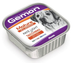 GEMON DOG Adult Light Pate with Turkey (лоток 150 г) паштет с индейкой для собак - фото