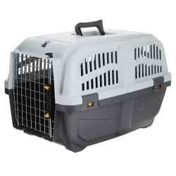 MPS SKUDO 3 Transport Box (40 x 39 x 60 cм) Переноска с металлической дверцей, серая - фото