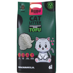 BUBU Pets Tofu Pine Наполнитель тофу хвоя (2,5 кг / 6 л) - фото