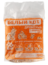 БЕЛЫЙ КОТ Наполнитель древесный 