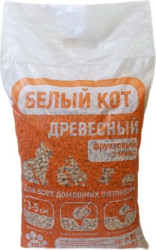 БЕЛЫЙ КОТ Наполнитель древесный 