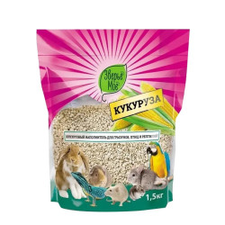 ЗВЕРЬЕ МОЕ Наполнитель кукурузный, средняя фракция (1,5 кг) - фото