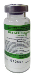 ВЕТБЕНЗИЦИН-3 1.200.000 ЕД (1 флакон) Рузфарма - фото