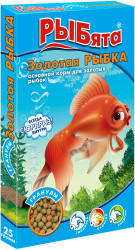 РЫБята Золотая РЫБКА ГРАНУЛЫ корм для рыб (25 г) Зоомир - фото