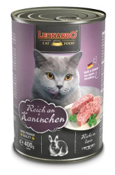 LEONARDO RICH IN RABBIT (400 г) с кроликом, для взрослых кошек - фото