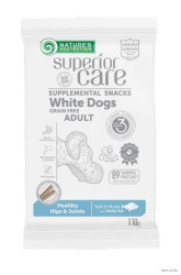 NP SC White Dogs Healthy Hips & Joints (110 г) Беззерновое лакомство с белой рыбой для взрослых собак - фото