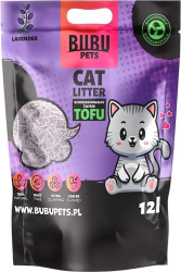 BUBU Pets Tofu Lavender Наполнитель тофу лаванда (5 кг / 12 л) - фото