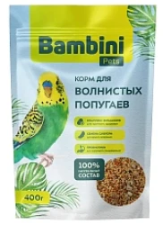 BAMBINI Pets Корм для волнистых попугайчиков (400 г) - фото