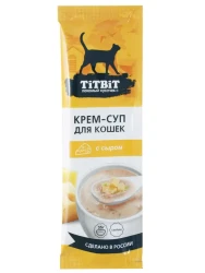 TiTBiT Крем-суп для кошек с сыром (35 г) - фото