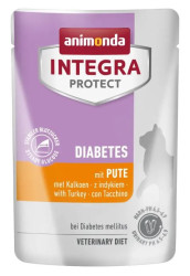 ANIMONDA INTEGRA Protect Cat Diabetes (пауч 85 г) для кошек с диабетом, с индейкой - фото