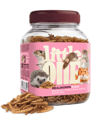 LITTLE ONE Мучной червь, лакомство для всеядных грызунов (70 г) - фото