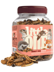 LITTLE ONE Смесь насекомых, лакомство для всеядных грызунов (75 г) - фото