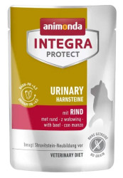 ANIMONDA INTEGRA Protect Cat Urinary (85 г) с говядиной, профилактика струвитов - фото