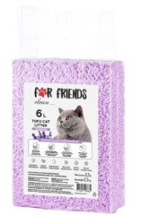 FOR FRIENDS Tofu Lavender (6 л) Наполнитель комкующийся, лаванда - фото