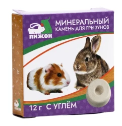 ПИЖОН Минеральный камень для грызунов с углем (12 г) - фото
