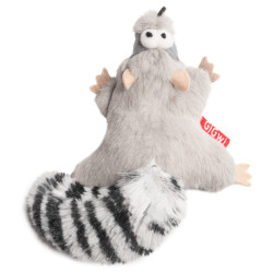 GiGwi Игрушка Енот с кошачьей мятой для кошек (8 см) - фото