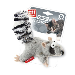 GiGwi Игрушка Енот с кошачьей мятой для кошек (8 см) - фото